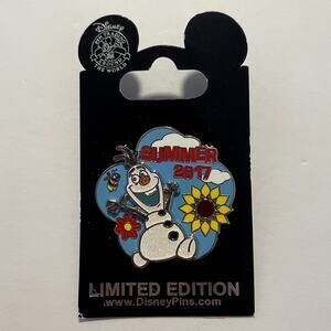 Disney Pin Frozen Olaf Summer 2017 Limited Edition 5000 Silly Snowman Collectors